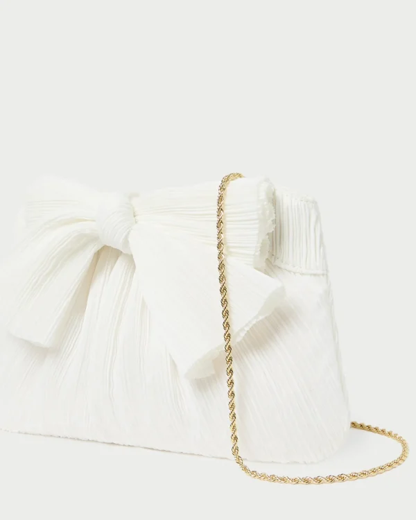 Best Sale Rayne Pleated Bow Clutch Clutches