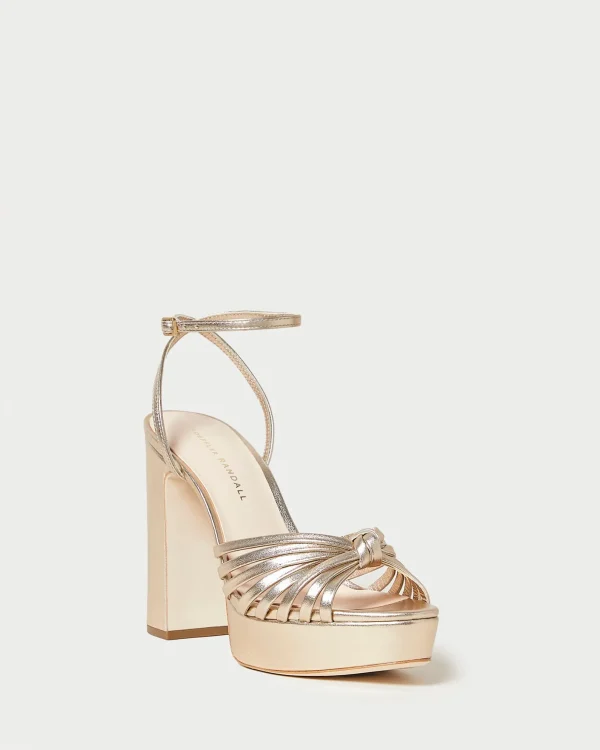 Fashion Rivka Knot Platform Sandal SOMETHING BLUE | FOR THE BRIDE
