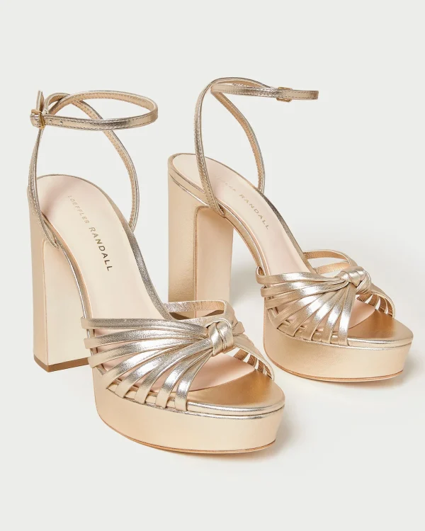 Fashion Rivka Knot Platform Sandal SOMETHING BLUE | FOR THE BRIDE