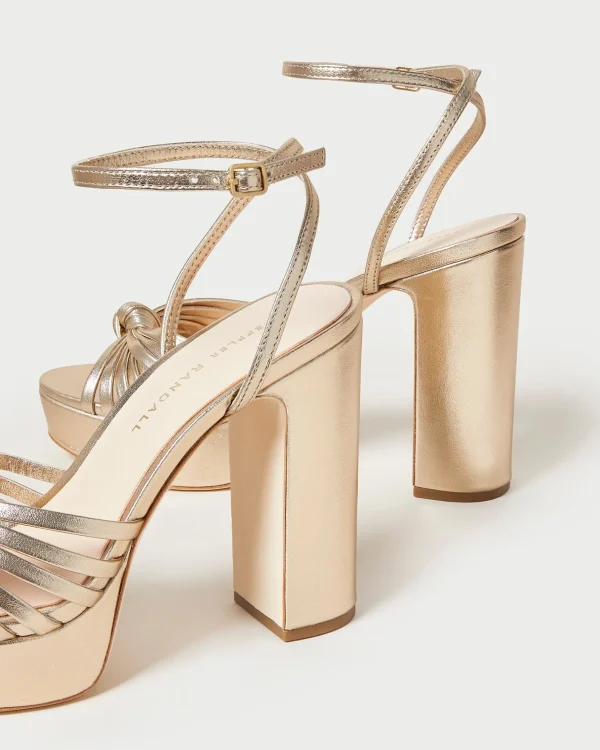 Fashion Rivka Knot Platform Sandal SOMETHING BLUE | FOR THE BRIDE