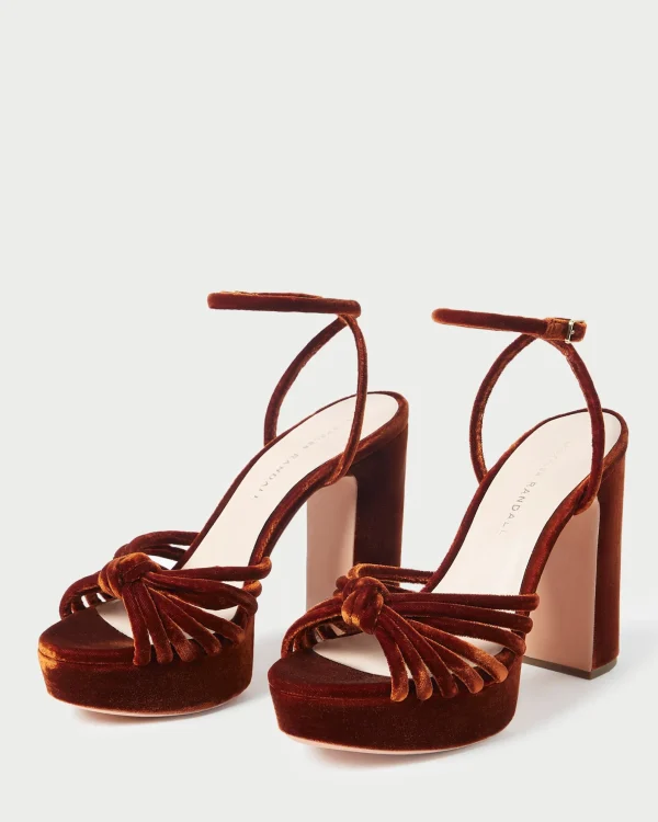 Fashion Rivka Knot Platform Sandal SOMETHING BLUE | FOR THE BRIDE