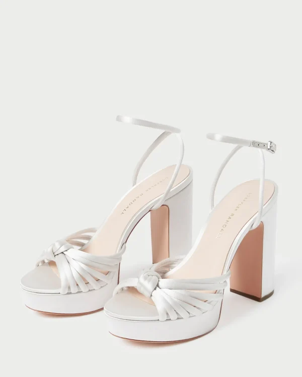 Fashion Rivka Knot Platform Sandal SOMETHING BLUE | FOR THE BRIDE