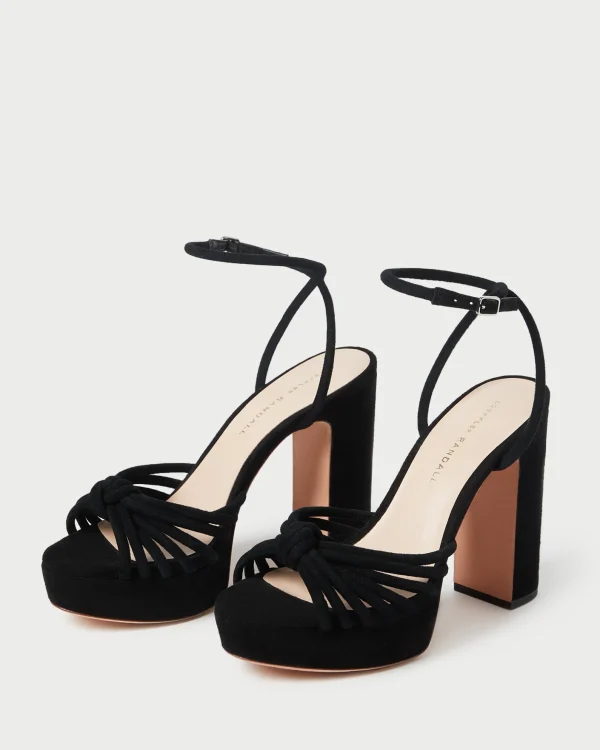 Fashion Rivka Knot Platform Sandal SOMETHING BLUE | FOR THE BRIDE