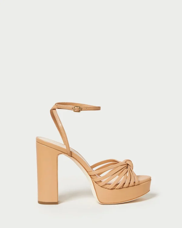 Fashion Rivka Knot Platform Sandal SOMETHING BLUE | FOR THE BRIDE