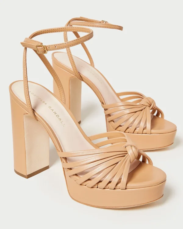 Fashion Rivka Knot Platform Sandal SOMETHING BLUE | FOR THE BRIDE