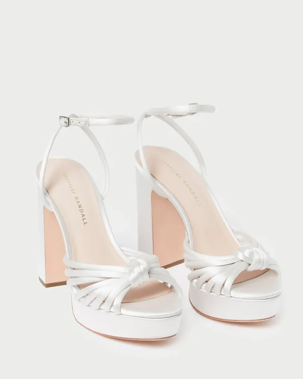 Fashion Rivka Knot Platform Sandal SOMETHING BLUE | FOR THE BRIDE