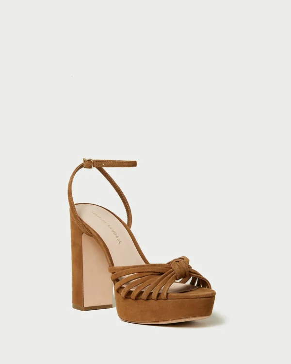 Fashion Rivka Knot Platform Sandal SOMETHING BLUE | FOR THE BRIDE