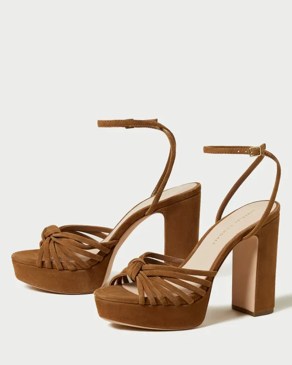 Fashion Rivka Knot Platform Sandal SOMETHING BLUE | FOR THE BRIDE