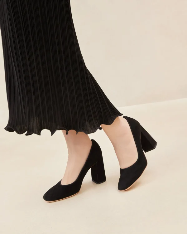 Cheap Rue Suede Heeled Pump Pumps & Mules