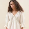 Shop Sasha White Wrap Blouse Tops