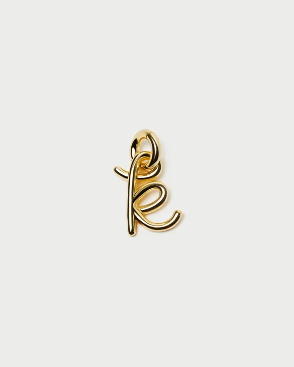 Clearance Small Gold Letter "P" Charm Jewelry | Accessories