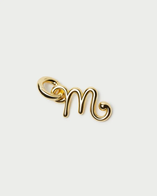 Clearance Small Gold Letter "P" Charm Jewelry | Accessories