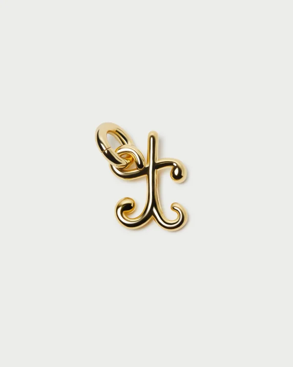 Clearance Small Gold Letter "P" Charm Jewelry | Accessories