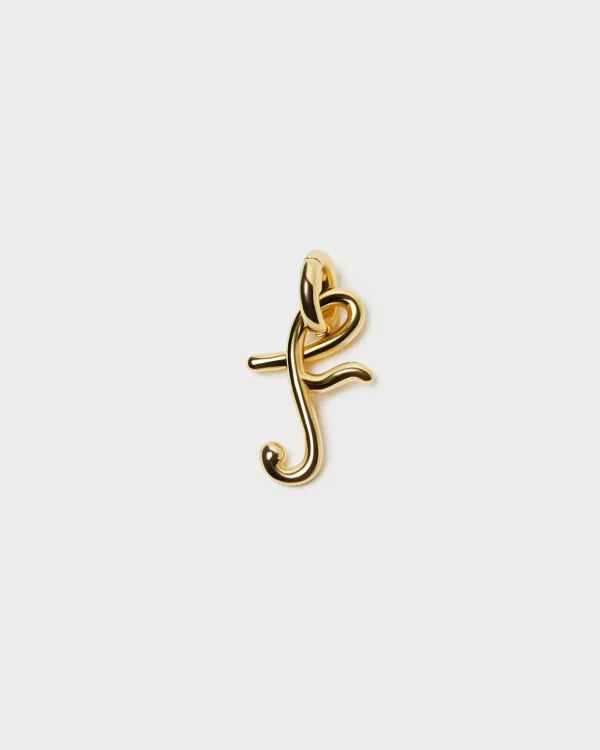 Clearance Small Gold Letter "P" Charm Jewelry | Accessories