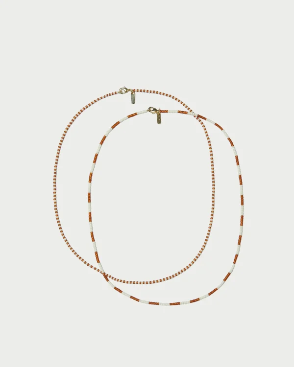 Discount Soo Amber/Cream Necklace Set Jewelry | Accessories