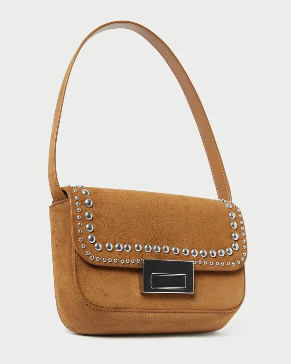 Best Sale Stefania Cacao Studded Baguette Bag Casual Staples | Vacation Shop