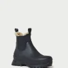 Cheap Tara Black Shearling-Lined Boot Boots