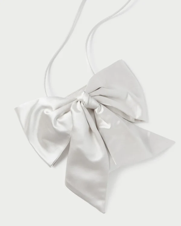 Outlet Violet Satin Bow Crossbody FOR THE BRIDE | Crossbodies