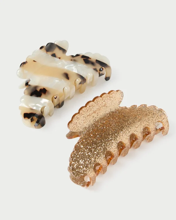 Hot Yuri Champagne/Tortoise Clip Set Accessories